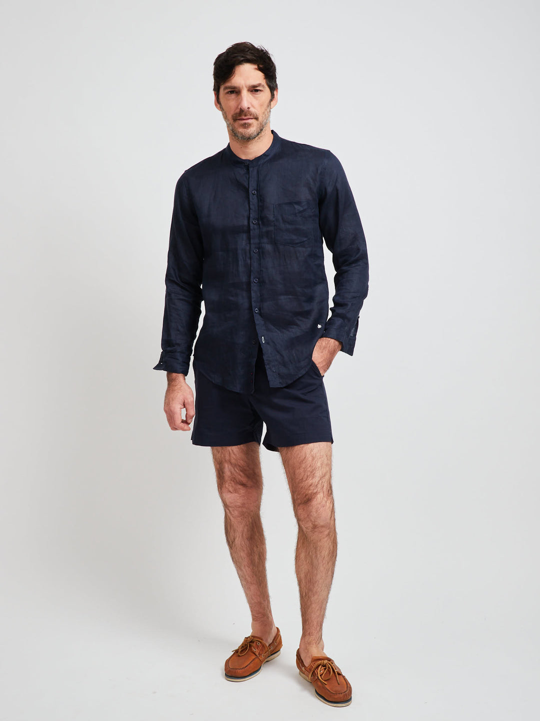 6" Portugal Swimshort Navy