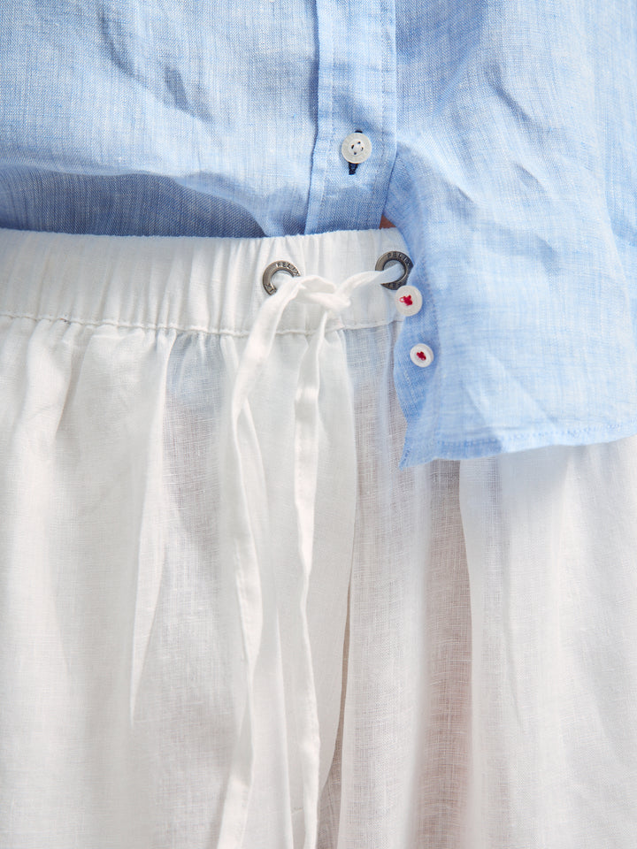 Prince Linen Pants Off White