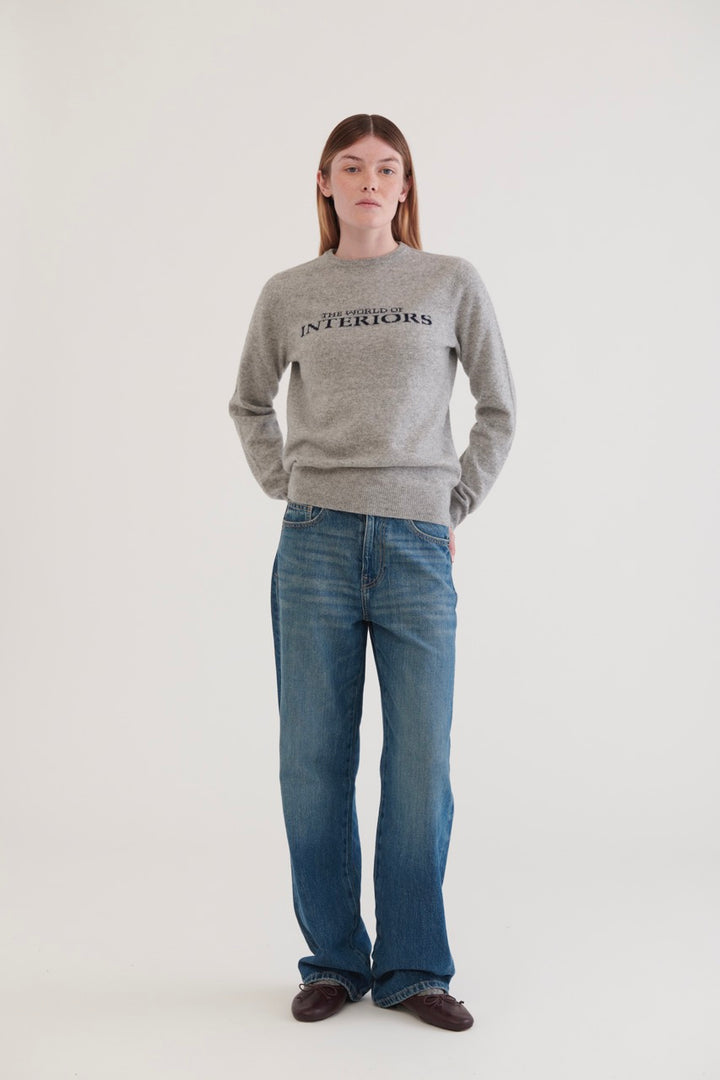 Interiors Crew Neck Cashmere Sweater