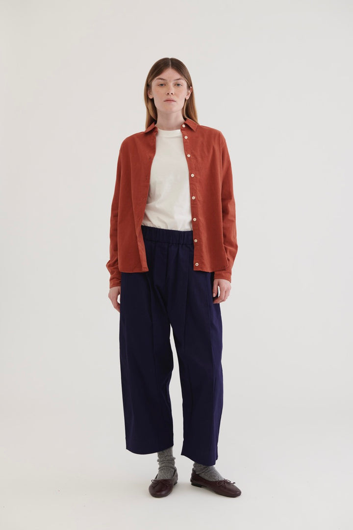 Los Cisnes Corduroy Shirt - Burgundy