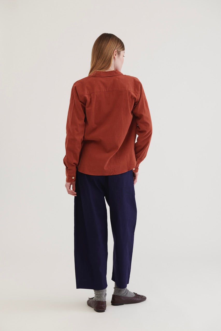 Los Cisnes Corduroy Shirt - Burgundy