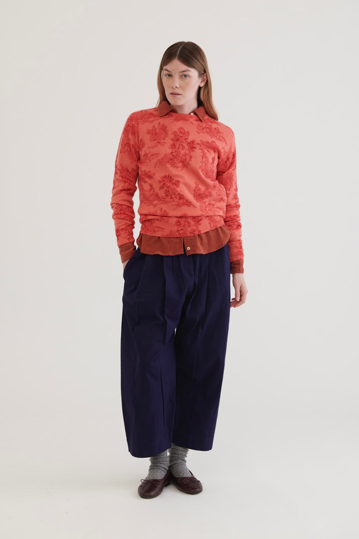 Kitchen Cotton Twill Pants - Blue