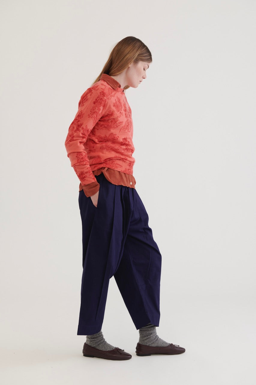 Kitchen Cotton Twill Pants - Blue