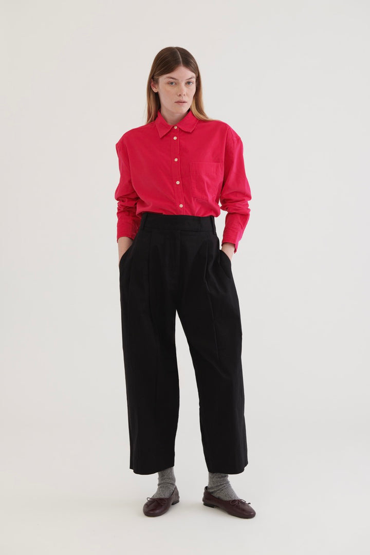 Juana Crop Corduroy Shirt - Chewing