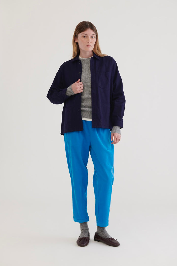 Venecia Cotton Jacket - Navy