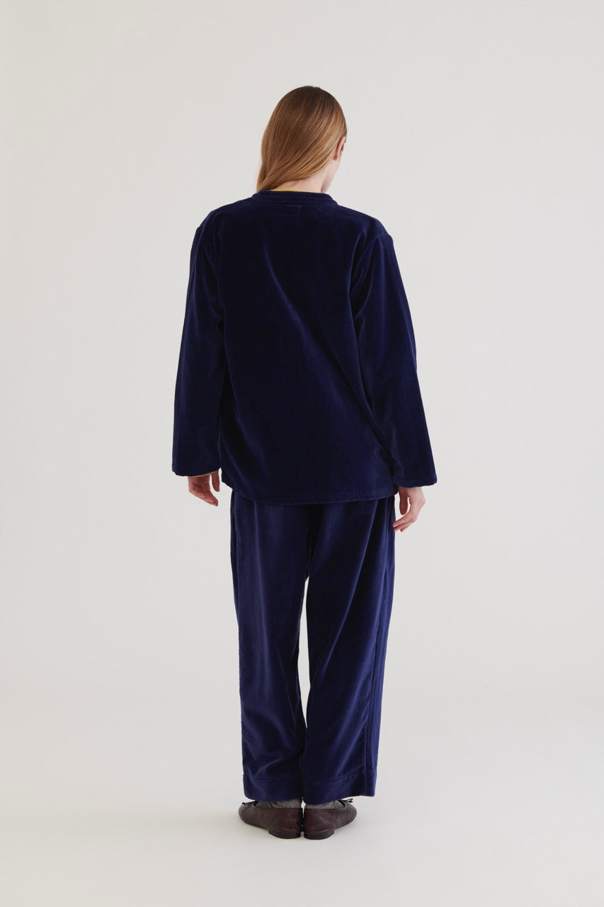 Kitchen Velvet Jacket - Navy