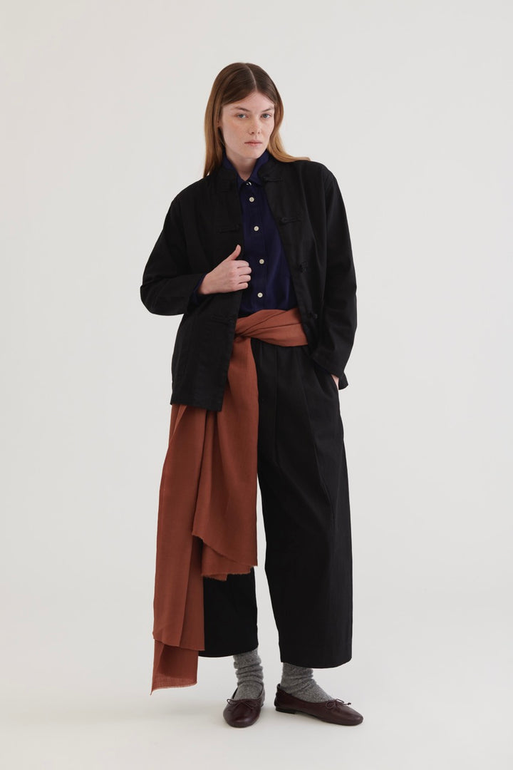 Kitchen Cotton Shirt - Black