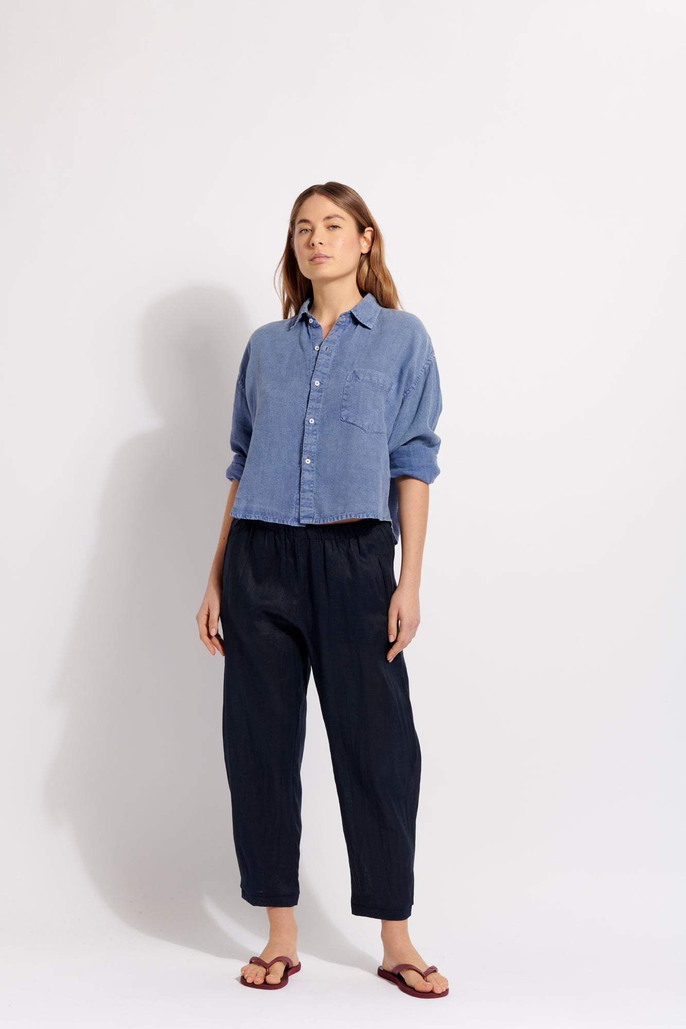 パンツ MONOHA : 25SS / Linen classic pants (3colors) 87078258_06_B.jpg?ts=1739977502900