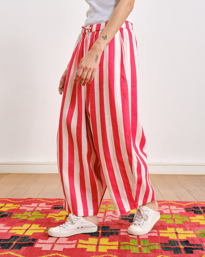 Prince Linen Pants Big Stripes