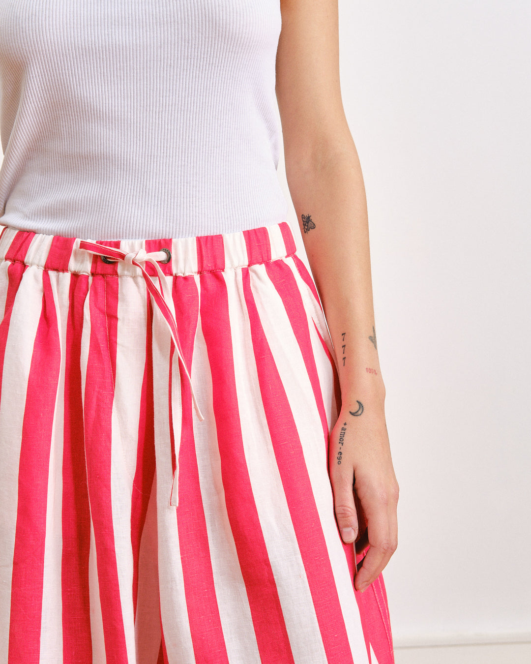 Prince Linen Pants Big Stripes