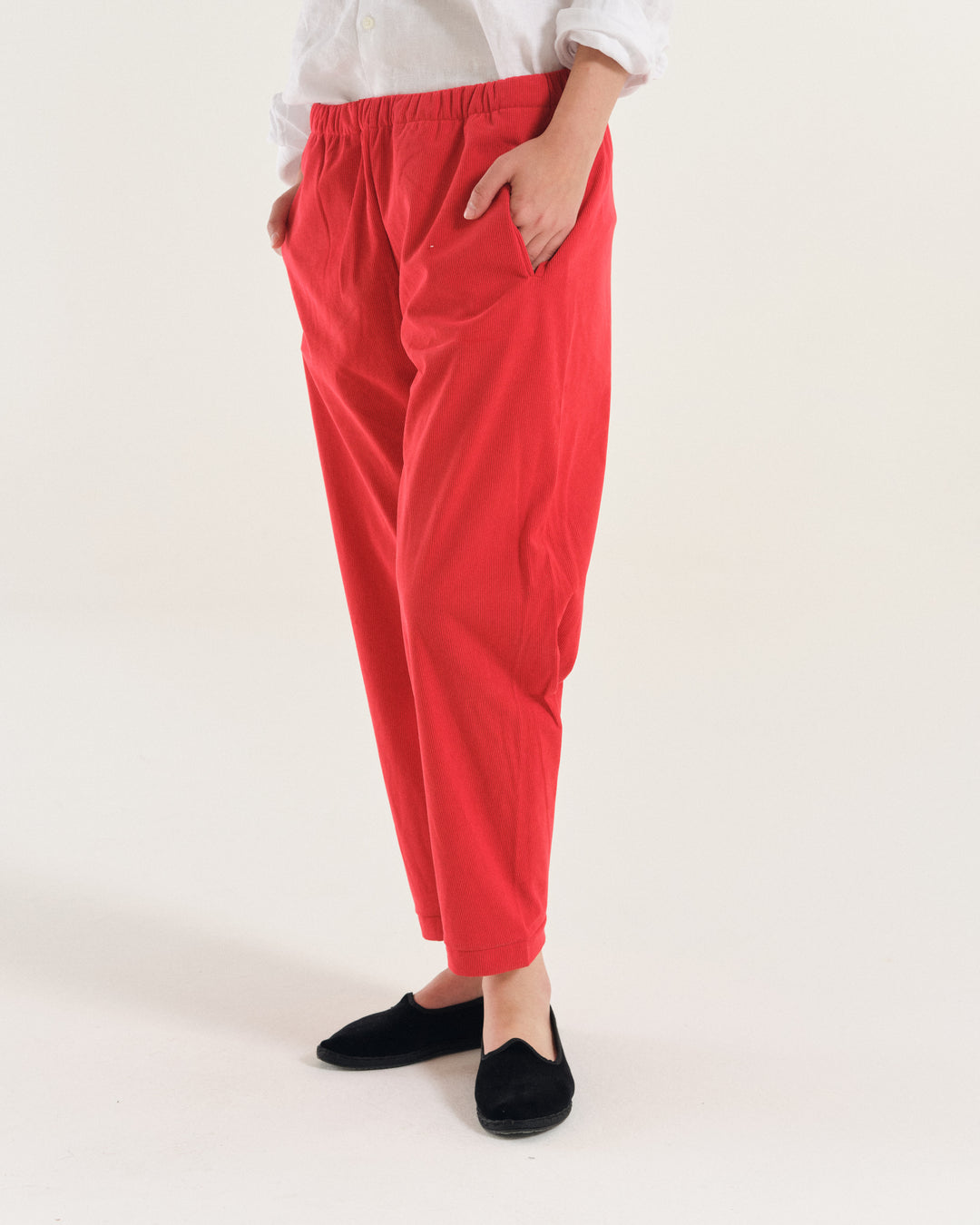 Lupe Pant Red Corduroy