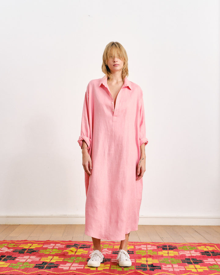 Francis Linen Tunic Pink